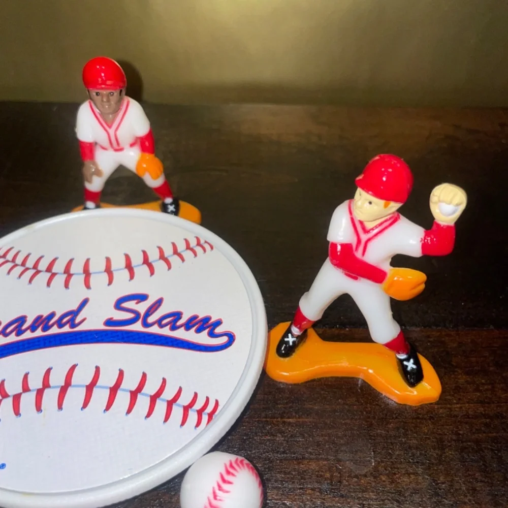 12 Pc Vintage Bakery Crafts Baseball Players‎ Baseballs Birthday Cake Figures
